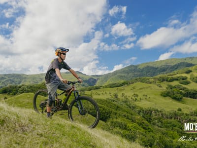Mountainbiken in Chamouny, im natürlichen Mo'Bike Bike Park, Mauritius