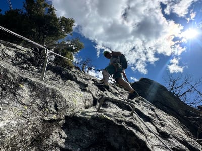 Via ferrata dei Tre Signori à Bellinzone dans le Tessin