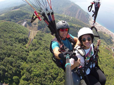 Tandem Paragliding Flight in Tropea, Calabra