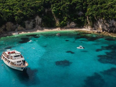 Morning Blue Lagoon Boat Tour in Corfu from Lefkimmi