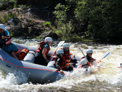  White Water Rafting on the River Garry near Fort William, Scottish Highlands