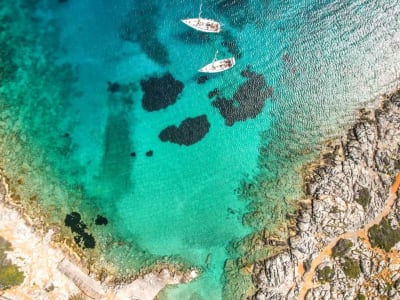Segelausflug zur Insel Dia mit Schnorcheln und Fischen ab Heraklion