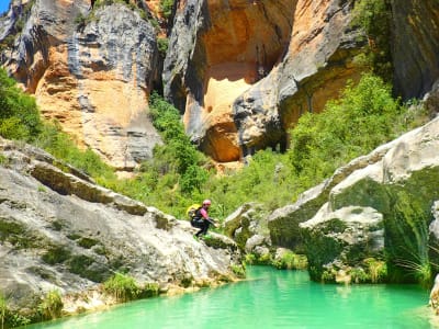 Privater Canyoning-Ausflug in der Sierra de Guara, in der Nähe von Huesca