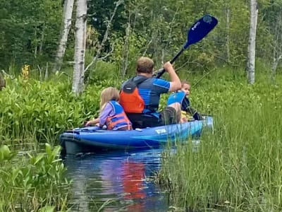 Guided canoe tour of the Mat-Su Valley near Anchorage, Alaska