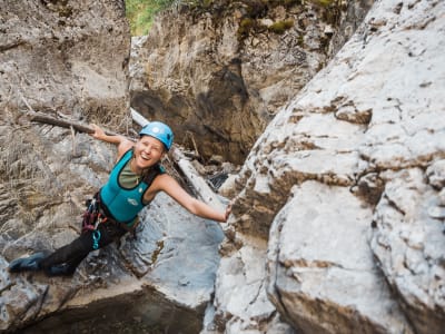 Discover Canyoning in Heart Creek near Banff