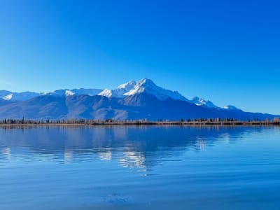 Guided kayak tour of the Knik River, near Anchorage