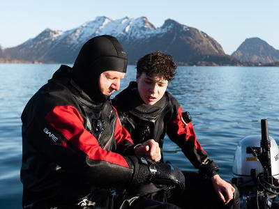 Winter Discover Scuba Diving Experience in the Lofoten Archipelago from Ballstad