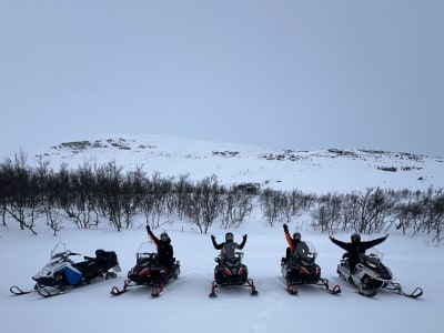 Safari en moto de nieve en Skibotn, cerca de Tromsø