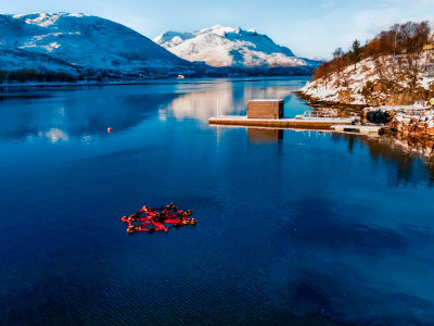 Arctic Fjord Ice Floating Experience from Tromsø in Kvaløya