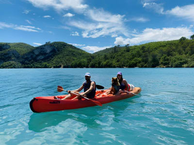 Kajakverleih auf dem Verdon ab dem Lac d'Esparron
