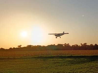 Ultraleichtflug ab Corme-Écluse, in der Nähe von Royan