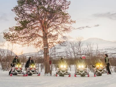 Electric Snowmobile Excursion in Abisko National Park