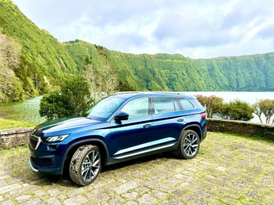 Excursión guiada en autobus al Valle de Furnas y a las aguas termales del Parque Terra Nostra en San Miguel, Azores