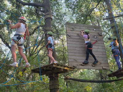 Parc accrobranche à Ostuni dans les Pouilles, près de Bari