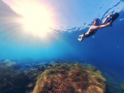 Unterwasser-Scooter-Erlebnis vom Lygaria-Strand in Agia Pelagia bei Heraklion