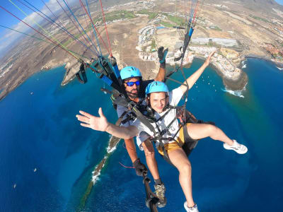Vol en parapente en tandem au-dessus de la Costa Adeje, Tenerife