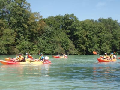 Descente du Rhône en kayak près de Genève