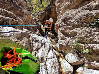 Béal Noir-Schlucht in Saint-Crépin bei Risoul, Hautes-Alpes