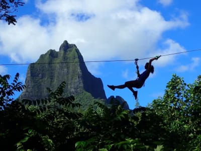 Excursión privada al mirador de Ōpūnohu y al Col des 3 Pinus con Canopy Tour en Moorea