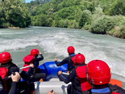 Rafting on the Gave de Pau near Lourdes