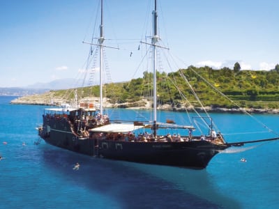 Pirate Boat Tour in Souda Bay from the Port of Souda, near Chania
