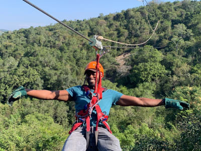 Adventure of 8 Zip-Lines at Hazyview near Mbombela, Mpumalanga