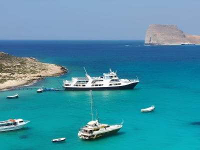 Excursion en bateau de Kissamos à l'île de Gramvousa et à la lagune de Balos, Crète