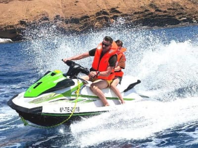 Geführte Jet-Ski-Tour im Süden von Teneriffa ab Las Galletas