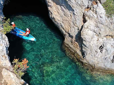 Guided Sea Kayak Tour around Tyros Bay in Arcadia, Peloponnese