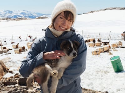 Visita al campamento de huskys en el glaciar Folgefonna de Jondal