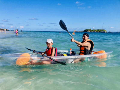 SUP, Kajak und Liegestühle mieten in Le Gosier, Guadeloupe