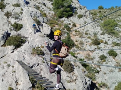 Via ferrata et canyoning sec à Ibi, Alicante