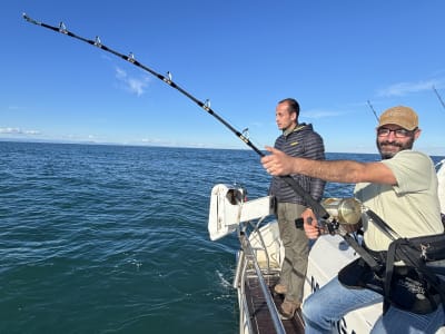 Pesca deportiva del atún en Palavas-les-Flots desde el puerto de Carnon