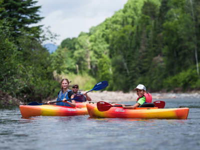 Kayak Descent of the Gouffre River in Charlevoix, Québec