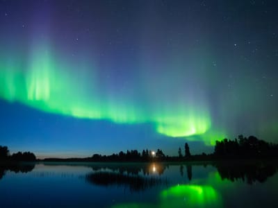 Chasse aux aurores boréales à Levi