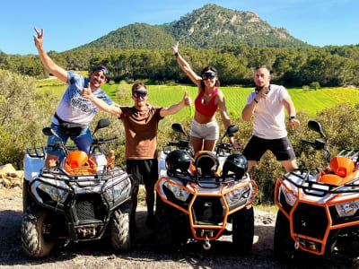 Quad Tour, Snorkelling and Cliff Jumping Excursion from El Arenal, in Mallorca