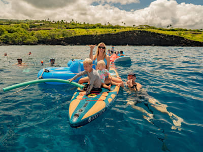 Excursion en bateau pour le snorkeling et l'observation des dauphins au départ de Kailua Kona, Big Island