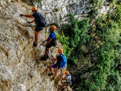 Avanzada Via Ferrata Gerardo Sega en Monte Baldo, Lago de Garda