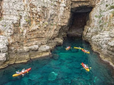 Kajaktour zur Insel Lokrum und zur Betina-Höhle in Dubrovnik
