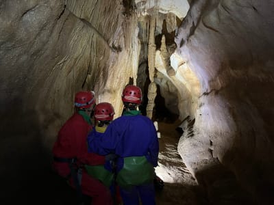 Caving in the Barrage Cave in the Gardon Gorges, near Uzès