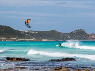 Cours de kitesurf pour débutants à Marsala, près de Trapani, en Sicile