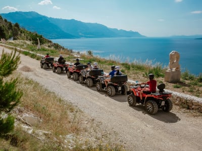 Quad Bike Excursion to the Bay of Vruja from Omiš