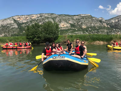 Descente en rafting de l'Adige depuis Borghetto d'Avio, Lac de Garde