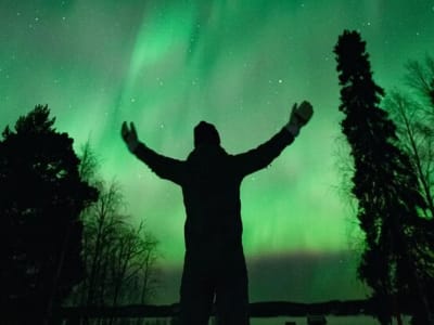 Excursion photographique des aurores boréales à partir de Rovaniemi