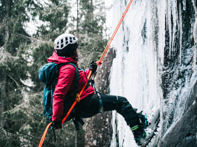 Eisklettern Ausflug in Sälen