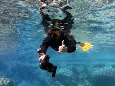 Snorkelling with an underwater scooter in Saint Paul's Bay, Malta