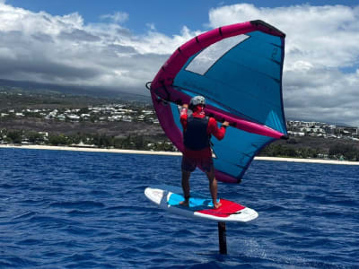 Private Tragflächenflugstunde in der Bucht von Saint-Gilles les Bains, Insel La Réunion