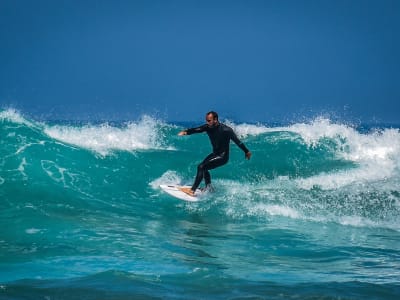 Cours de surf dans le sud de Fuerteventura, Costa Calma