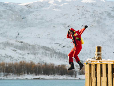 Arktischer Fjord Ice Floating Erlebnis von Tromsø in Kvaløya
