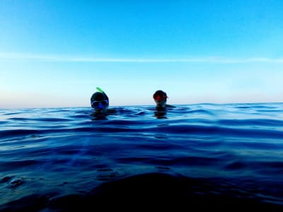 Nächtliche Schnorcheltour in Lloret de Mar vom Strand Fenals aus